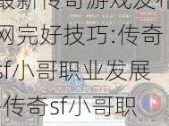 最新传奇游戏发布网完好技巧:传奇sf小哥职业发展-传奇sf小哥职业路